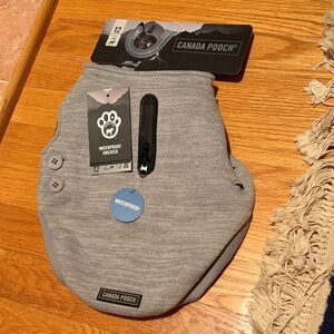 Canada Pooch Gray Waterproof Dog Sweater 12”